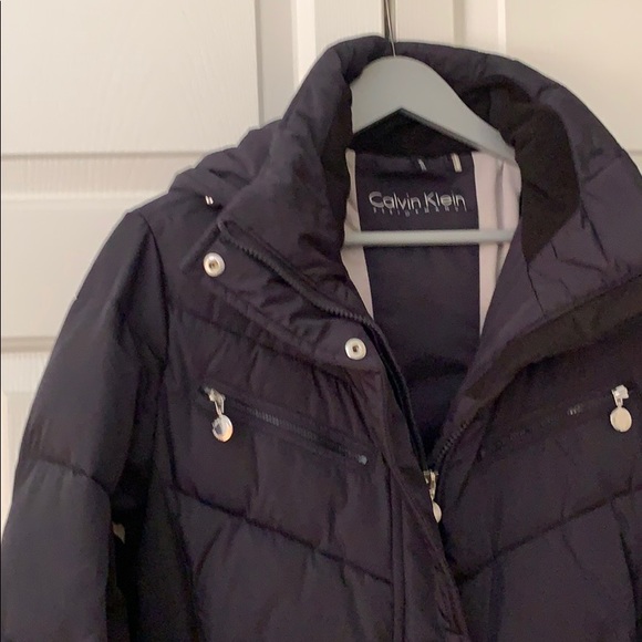 Calvin Klein Navy Blue Women’s Performance Jacket Size M New - Picture 4 of 12
